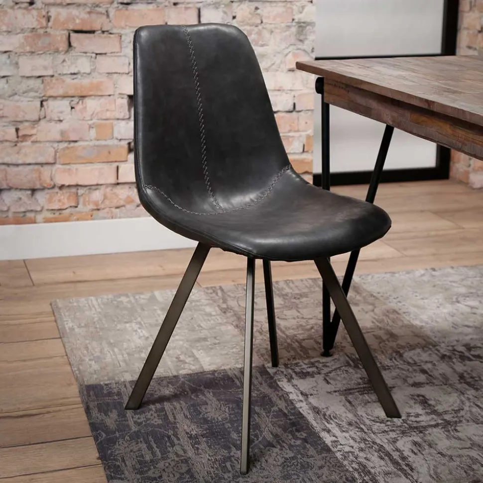 Schalensitz Stühle in Schwarz - Carlotte (4er Set)