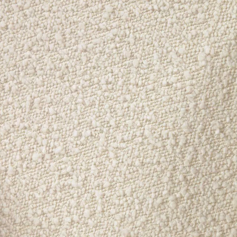 Schaukelsessel in Weiß Lammfell Optik - Lysandro