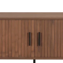 Schiebetüren-Lowboard für TV im Scandi Chic - Arura