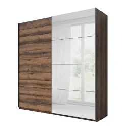 Schiebetürschrank in Eiche Dunkel Holzoptik - Ceusenia