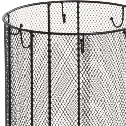 Schirmständer aus Metall in Schwarz - Nurez