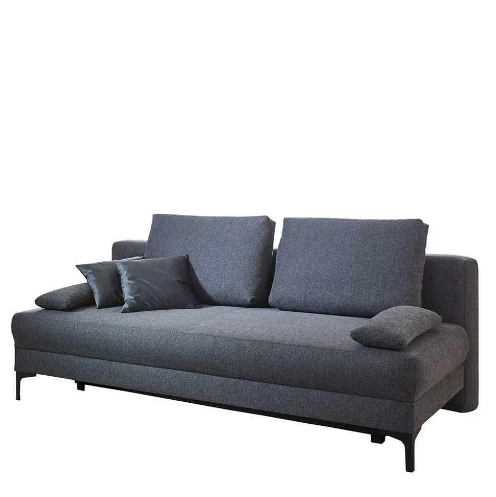 Schlafcouch für jeden Tag in Anthrazit - Antigua