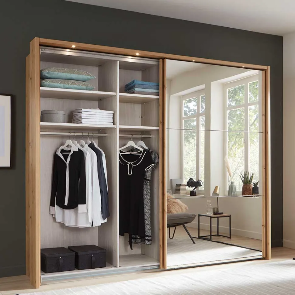Schlafraum Schrank mit Schwebetüren - Emya