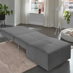 Schlafsessel ohne Armlehnen in Anthrazit - Anzarote