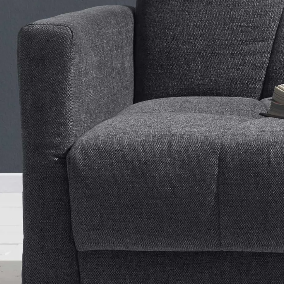 Schlafsofa mit abklappbaren Arnlehnen - Madley