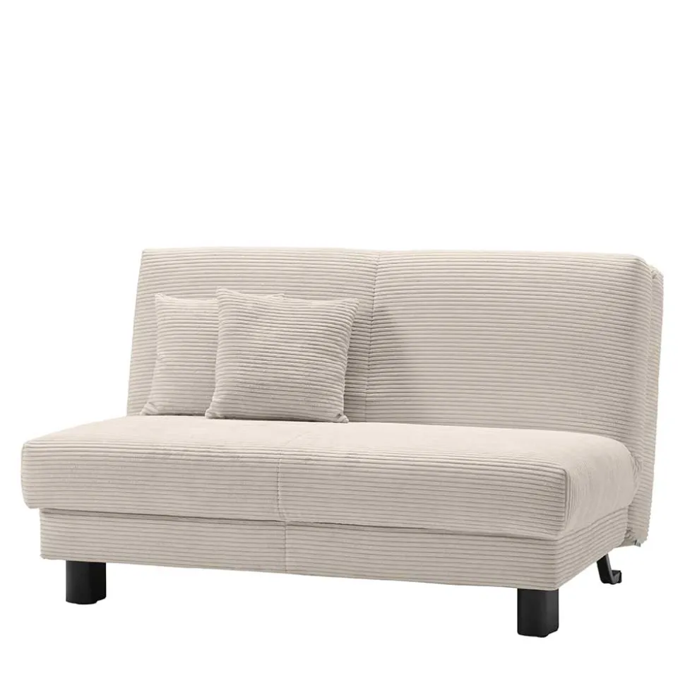 Schlafsofa zum Ausziehen in Beige Cord - Zentra