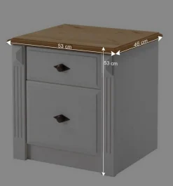 Schlafzimmer Einrichtung Oradea im Landhausstil (vierteilig)