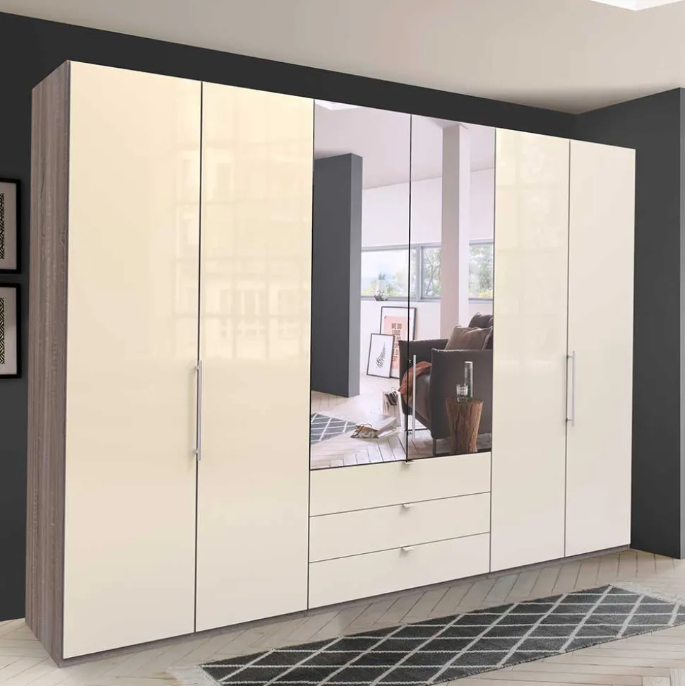 Schlafzimmer Falttürenschrank 3-türig - Mayla