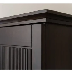 Schlafzimmer Kleiderschrank in Dunkelbraun - Nauizia