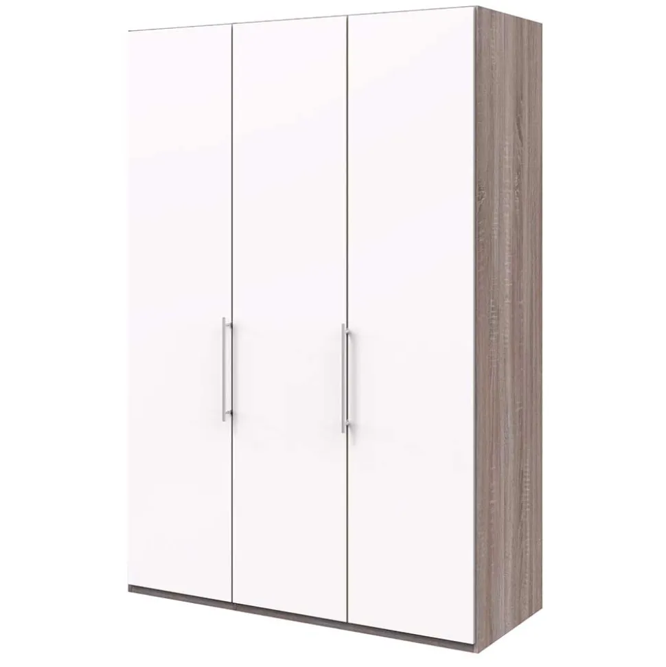 Schlafzimmer Kleiderschrank modern in Weiß - Tivierto
