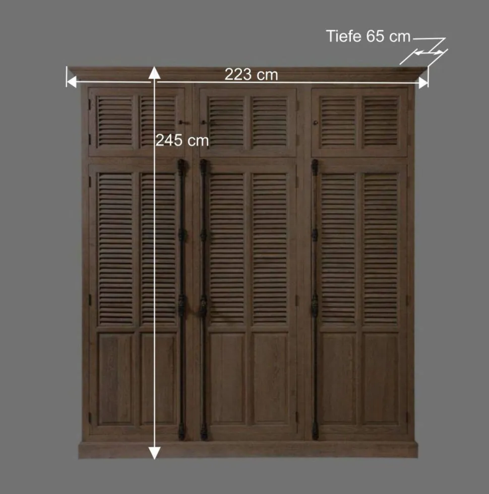 Schlafzimmer Kleiderschrank Taunton mit drei Türen
