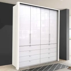 Schlafzimmer Kombischrank in Weiß - Dolienca