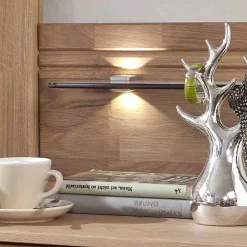 Schlafzimmer komplett Anglesia in Creme und Eichefarben (vierteilig)