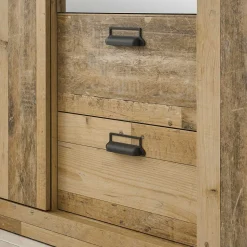 Schlafzimmer mit 140x200 Bett - Naiavio I (vierteilig)