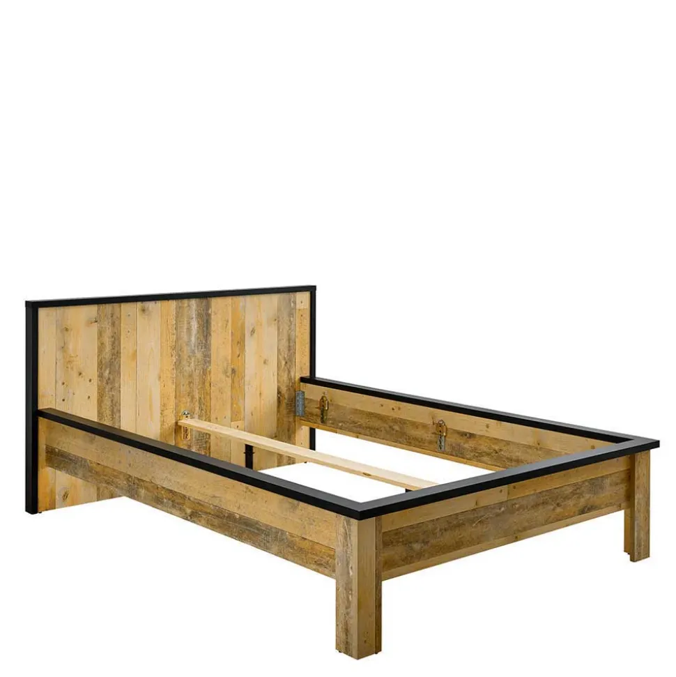 Schlafzimmer mit 140x200 Bett - Naiavio I (vierteilig)