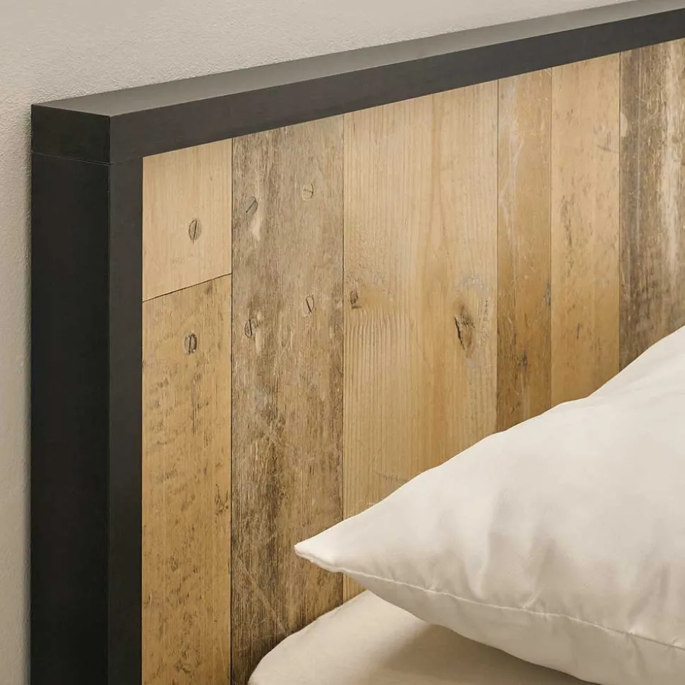 Schlafzimmer mit 140x200 Bett - Naiavio I (vierteilig)