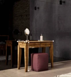 Schlafzimmer Schminktisch Masdamos aus Wildeiche Massivholz