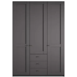 Schlafzimmer Schrank in Dunkelgrau - Mataram