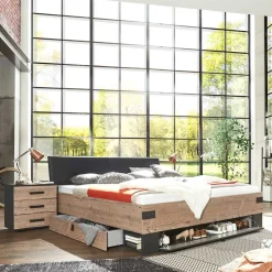 Schlafzimmer Set im Industrial Stil - Ardila (vierteilig)