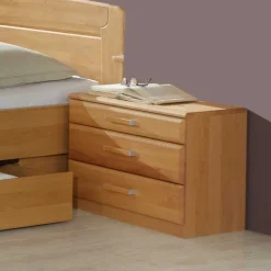 Schlafzimmer Tandrea aus Erle teilmassiv (vierteilig)