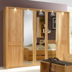 Schlafzimmer Tandrea aus Erle teilmassiv (vierteilig)