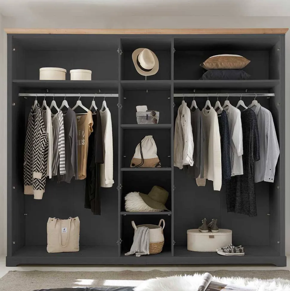 Schlafzimmereinrichtung Möbelset - Zenuvra (fünfteilig)