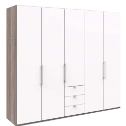 Schlafzimmerkleiderschrank mit drei Schubladen - Tivierto