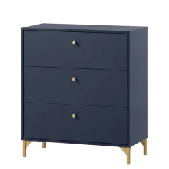 Schlafzimmerkommode mit drei Schubladen - Inbano