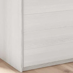 Schlafzimmermöbel in Weiß Esche Dekor - Pruducia (vierteilig)