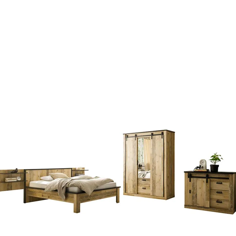 Schlafzimmermöbel Kombi komplett - Naiavio (fünfteilig)