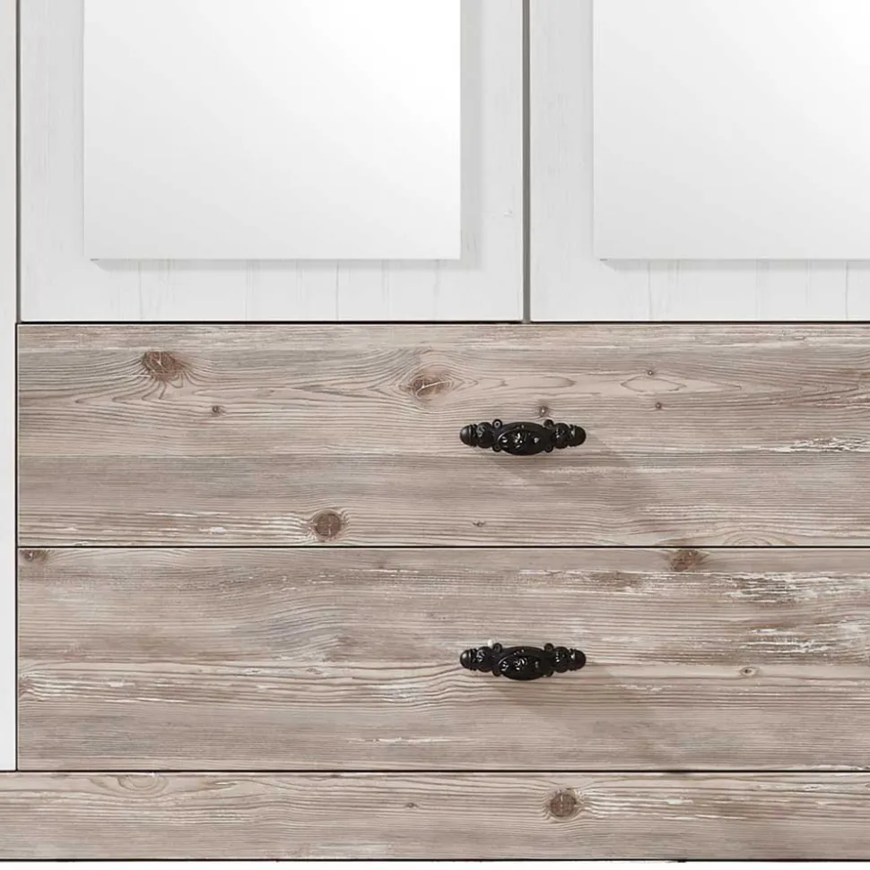 Schlafzimmermöbel mit Bett 140x200 - Nedita (vierteilig)