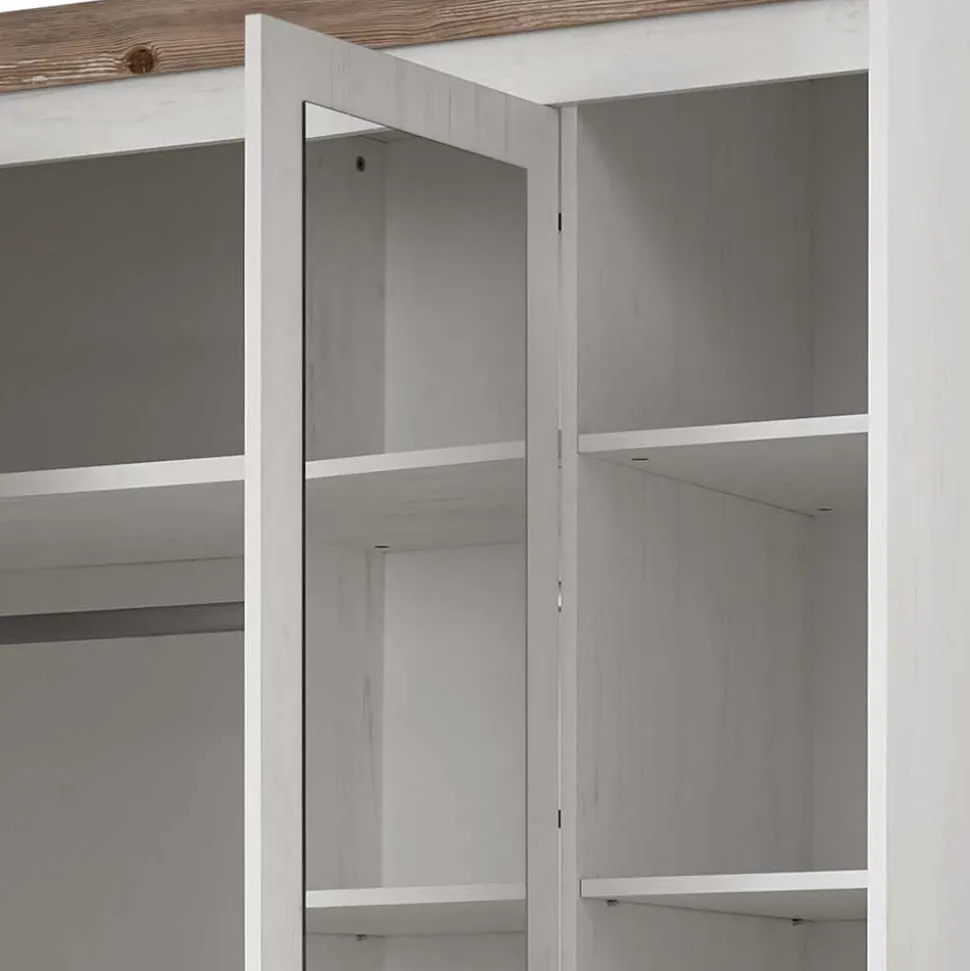 Schlafzimmermöbel mit Bett 140x200 - Nedita (vierteilig)