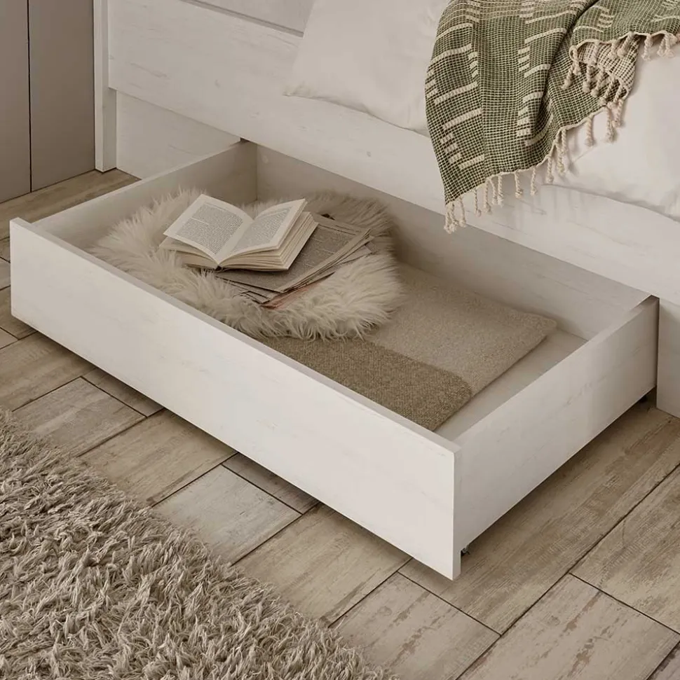 Schlafzimmermöbel mit Bett 140x200 - Nedita (vierteilig)