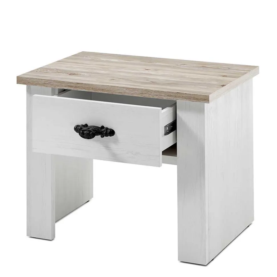 Schlafzimmermöbel mit Bett 140x200 - Nedita (vierteilig)