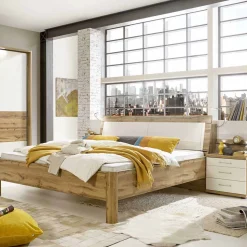 Schlafzimmermöbel Neriman mit Stauraumbett (vierteilig)