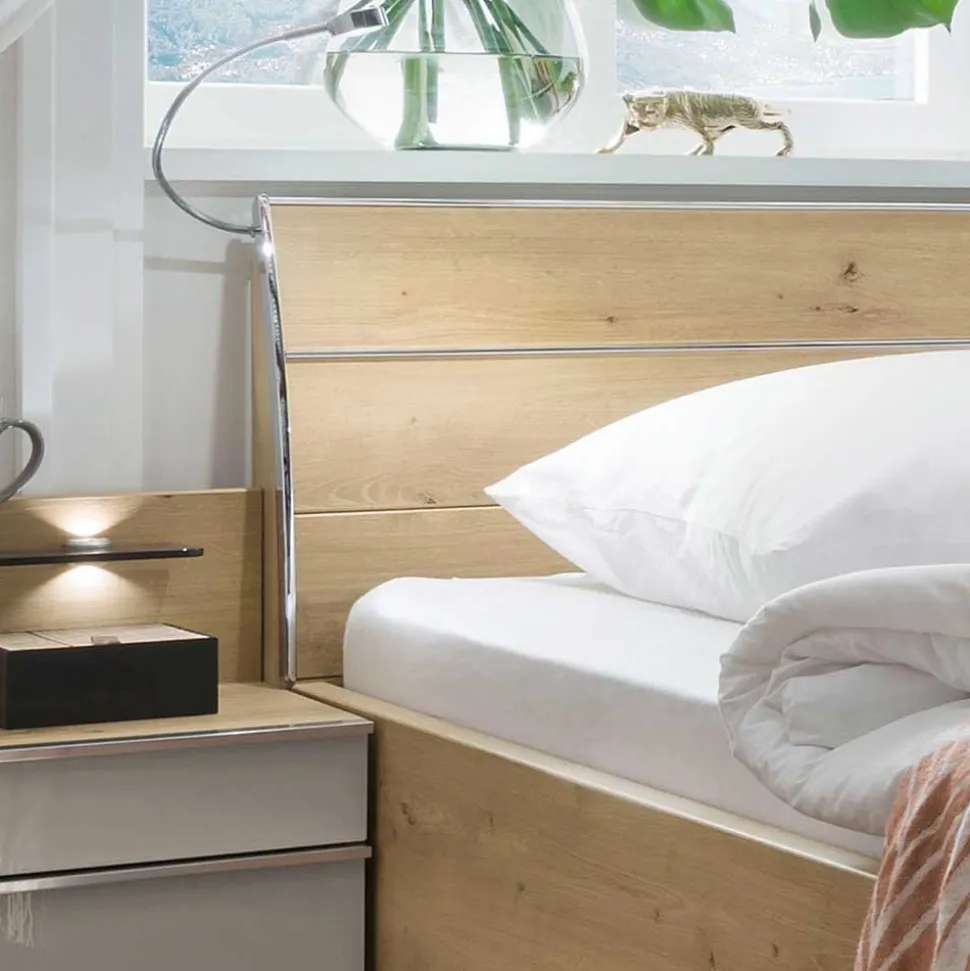 Schlafzimmermöbel Set in Beige - Lesegano (vierteilig)