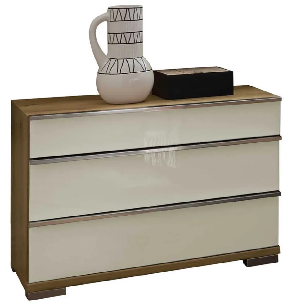 Schlafzimmermöbel Set in Beige - Lesegano (vierteilig)