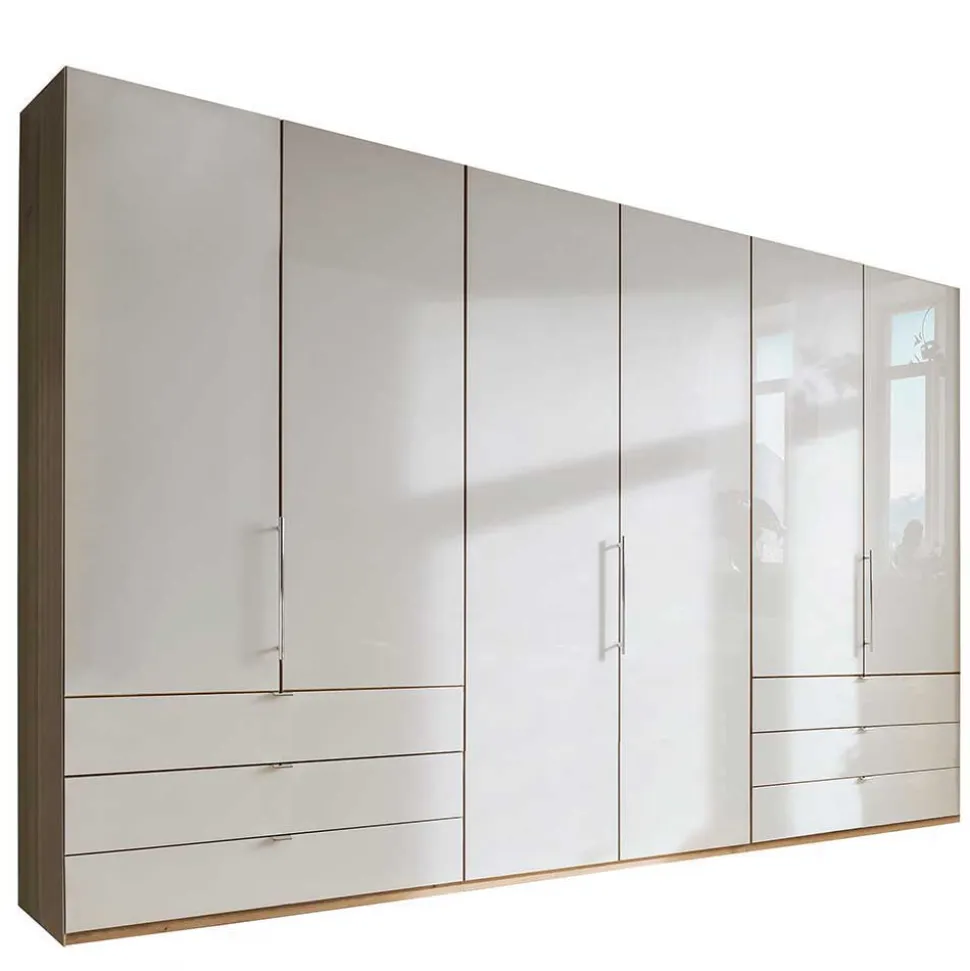 Schlafzimmermöbel Set in Beige - Lesegano (vierteilig)