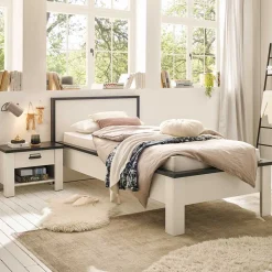 Schlafzimmermöbel Set mit 90x200 Bett - Tramos (vierteilig)