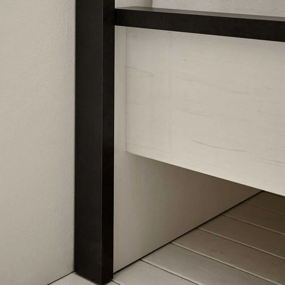 Schlafzimmermöbel Set mit 90x200 Bett - Tramos (vierteilig)