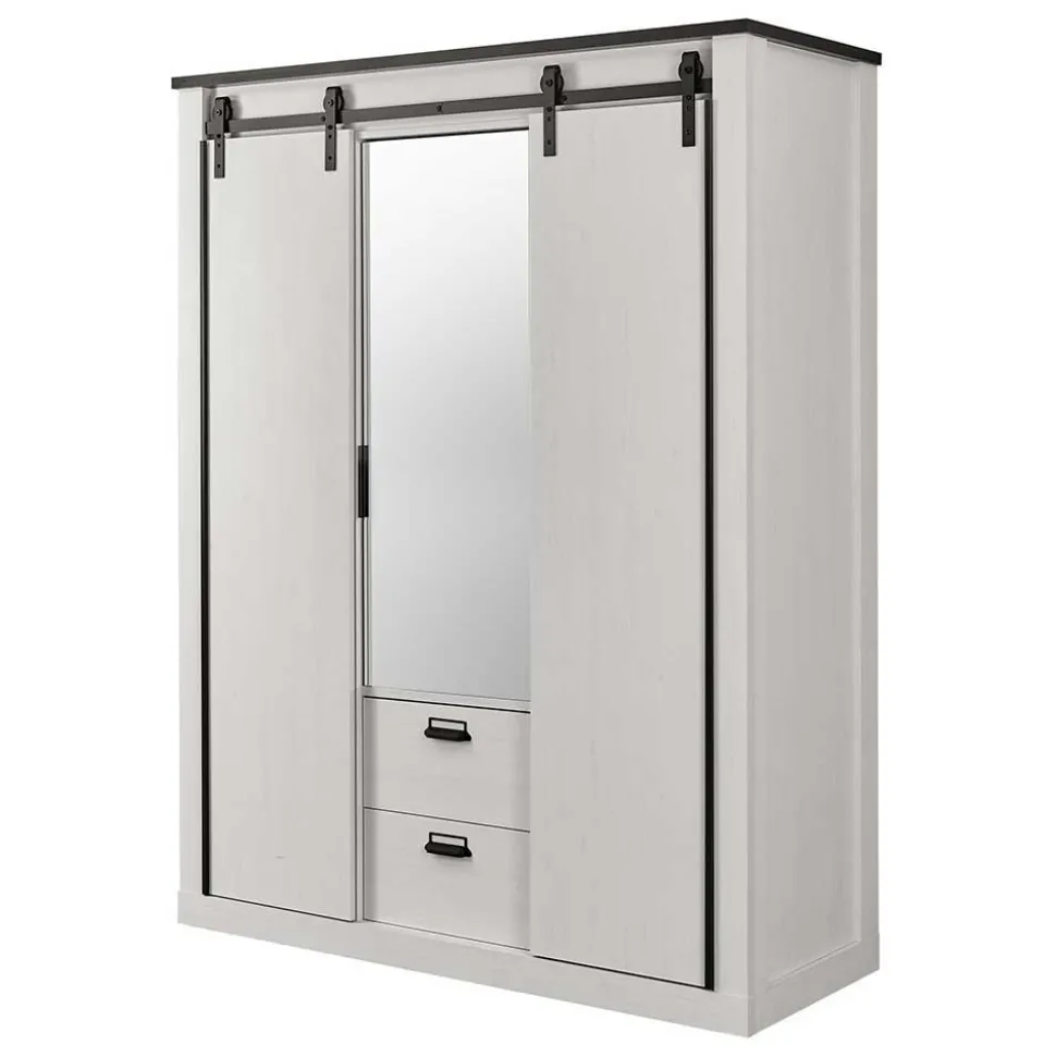 Schlafzimmer-Möbel-Set mit Bett 140x200 - Tramos (fünfteilig)