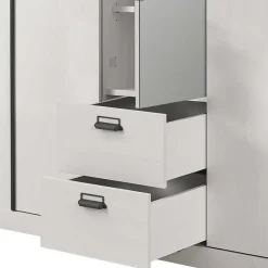 Schlafzimmer-Möbel-Set mit Bett 140x200 - Tramos (fünfteilig)