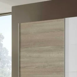 Schlafzimmerschrank Arno mit Weißglas