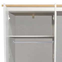 Schlafzimmerschrank in Grau & Eichefarben - Poliesti