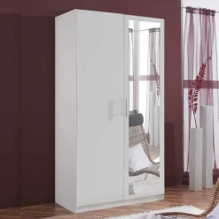 Schlafzimmerschrank in Weiß foliert - Jodolio