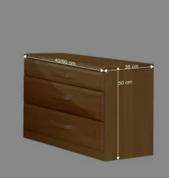 Schlafzimmer-Set Bordeaux aus Erle (vierteilig)