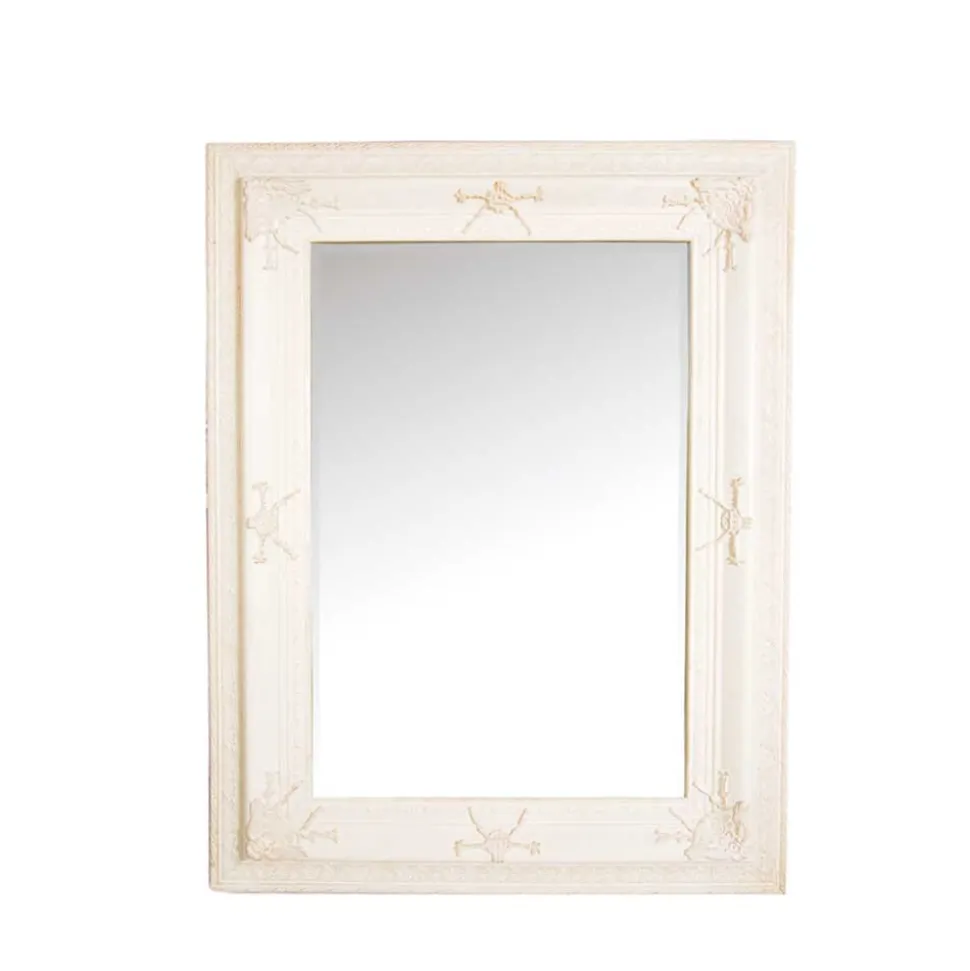 Schlafzimmerspiegel Viradio in Weiß