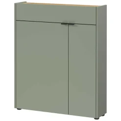 Schlanker Schuhschrank in Graugrün - Point