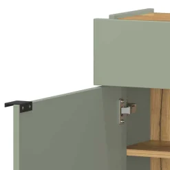 Schlanker Schuhschrank in Graugrün - Point