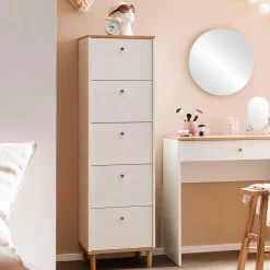 Schmale Kommode mit fünf Schubladen - Ambreros